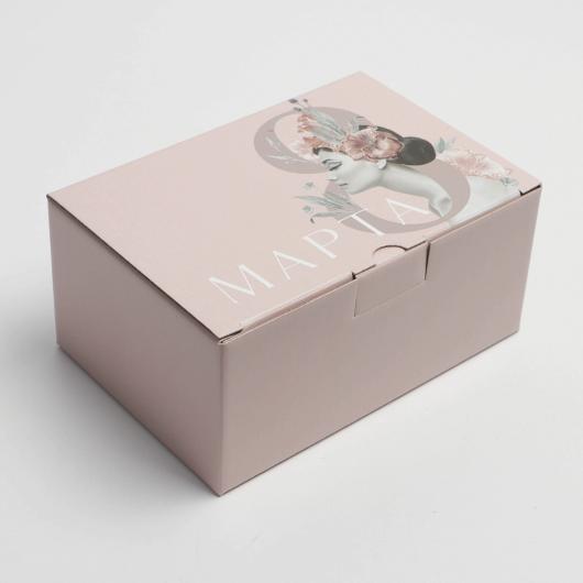 Коробка сборная «С 8 марта», 22 × 15 × 10 см