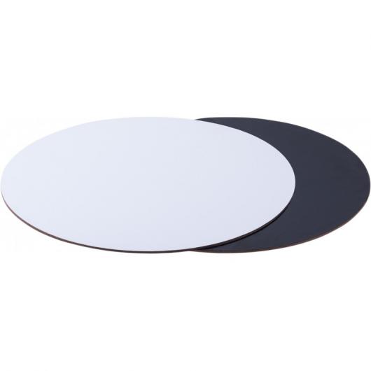 Подложка усиленная, ламинированная, 24 см, черная