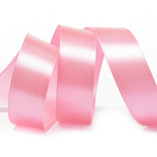 Лента атласная 2,5 см розовый 036