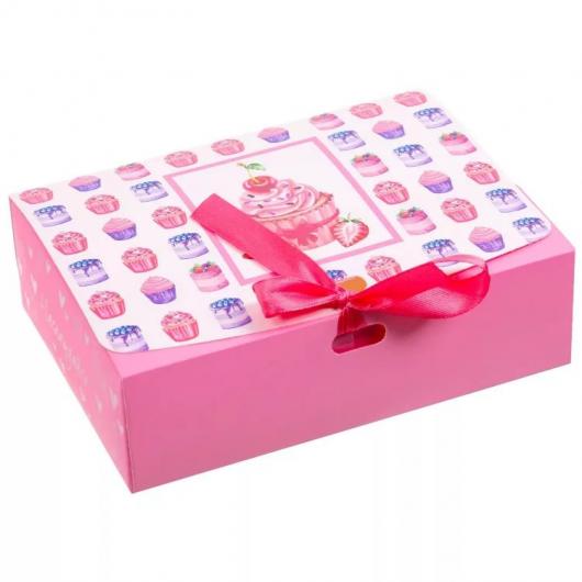 Складная коробка подарочная «Наслаждайся», 20 х 18 х 5 см