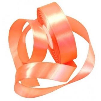 Лента атласная 1,2 см персиковая, 23 м