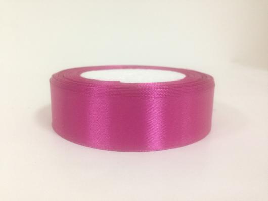 Лента атласная 2,5 см бледная вишня 045