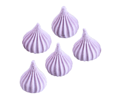 Безе (рифленое) голубое 3 см 0,02 кг