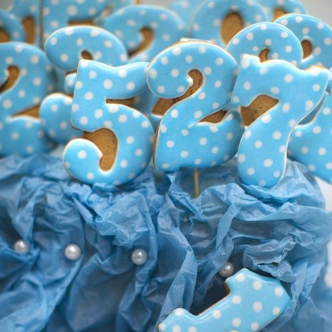 Пряник 0 голубой 