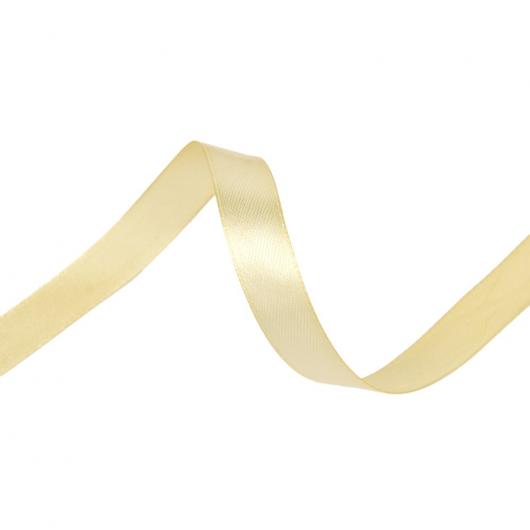 Лента атласная 1,2 см песочная, 23 м