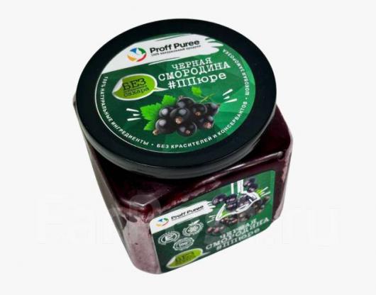 Пюре Proff Puree без сахара черная смородина 0,5 кг замороженное