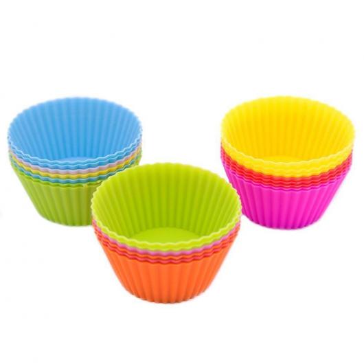 Форма силиконовая для кексов 12шт 9х4.5см