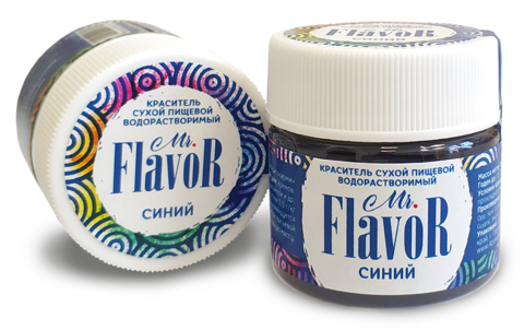 Краситель сухой водорастворимый синий Mr.Flavor